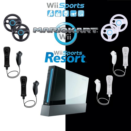 Nintendo wii konsole schwarz - wii, (schwarz