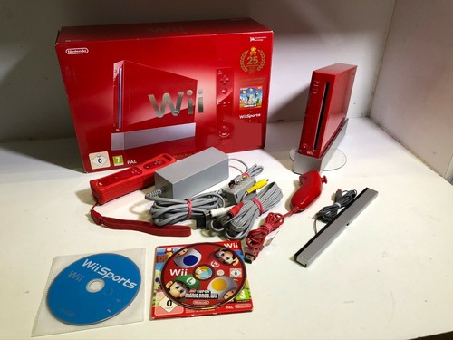 Nintendo wii konsole rot inkl - konsole,