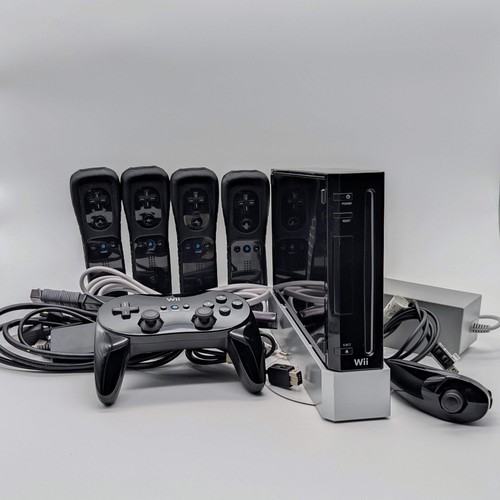 Nintendo wii schwarz rvl - nintendo,