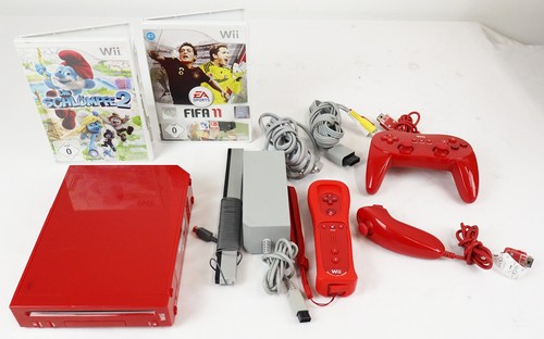 Nintendo wii red controller - red, 1x