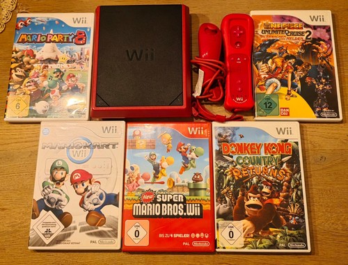 Nintendo wii mini konsole rot - konsole,