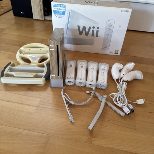 Nintendo wii konsole 4x - nintendo, konsole,