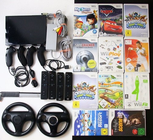 Nintendo wii konsole schwarz - nintendo,