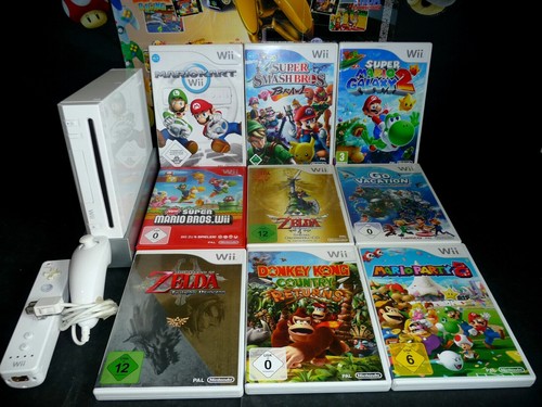 Nintendo wii konsole mit spiel - nintendo,