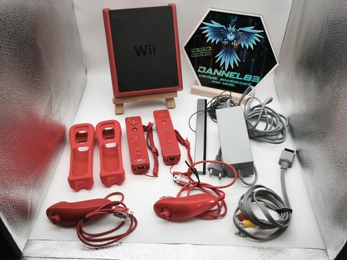 Nintendo wii spielekonsole - spielekonsole, rot