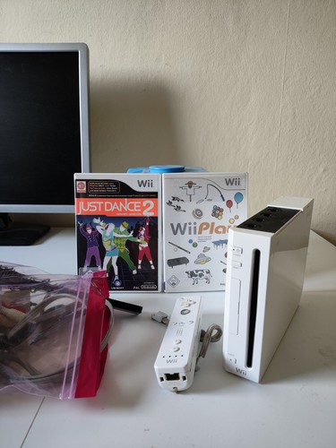Nintendo wii konsole - konsole,, weiß